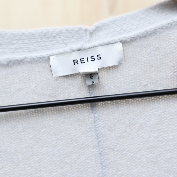 REISS Serafina Wool Sweater Grey Small - Picture 4 of 4